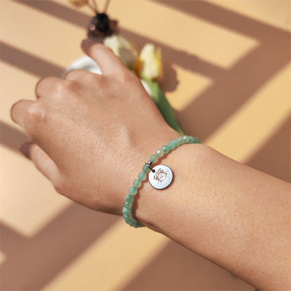 Amazonite Energy Bracelet (Personalized Pet Portrait)