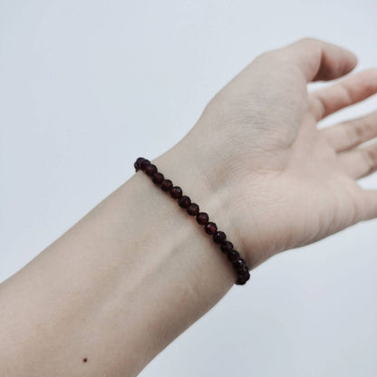 Garnet Energy Bracelet (Personalized Pet Portrait)