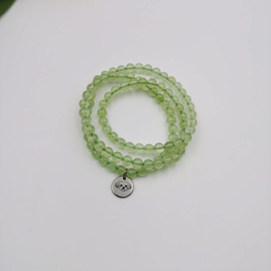 Selected Ice-green Gemtonse Energy Bracelet (Personalized Pet Portrait)