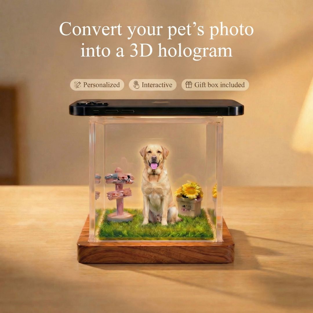 The Eternal Light™ - Custom 3D Holographic Pet Sanctuary