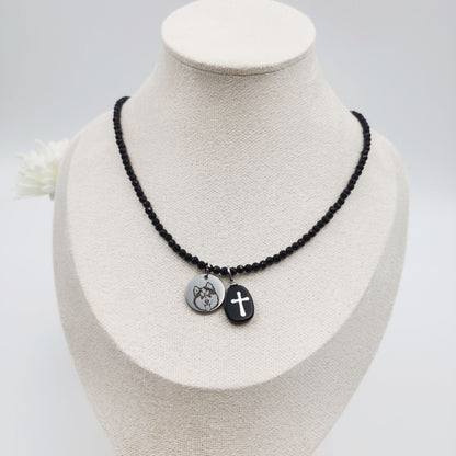 Pet Face Black Spinel Energy Necklace™