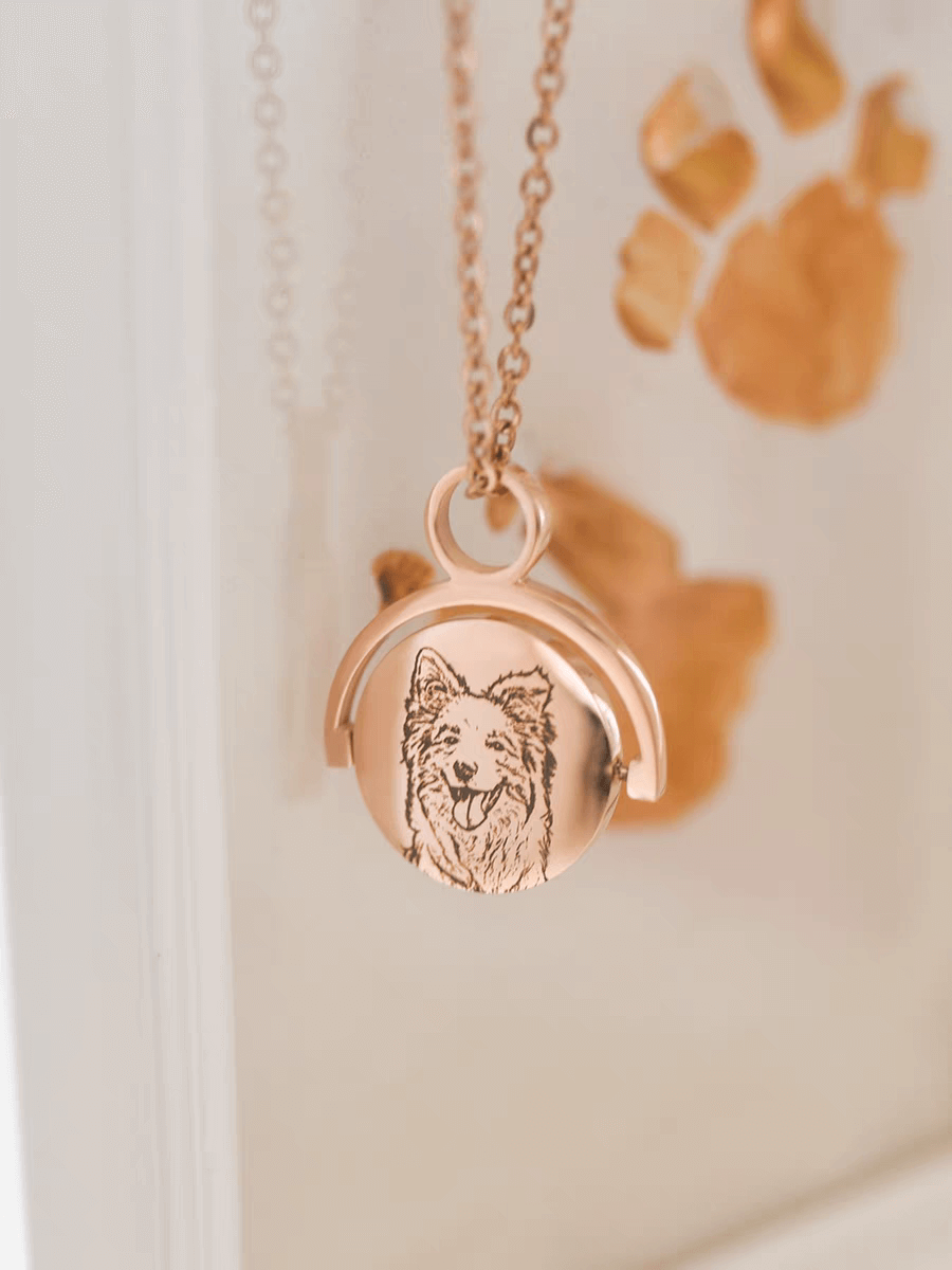 Custom Pet Face Swing Necklace™