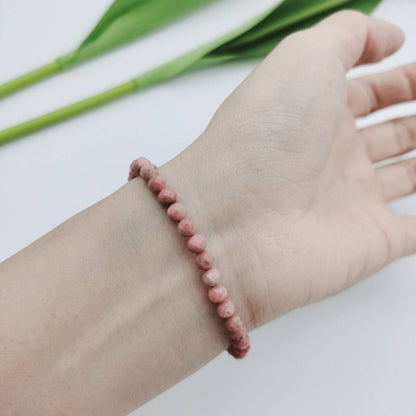 Rhodonite Energy Bracelet (Personalized Pet Portrait)
