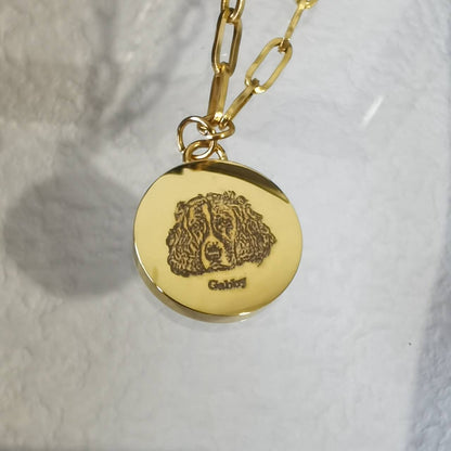 Custom Pet Face Daisy Necklace™